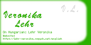 veronika lehr business card